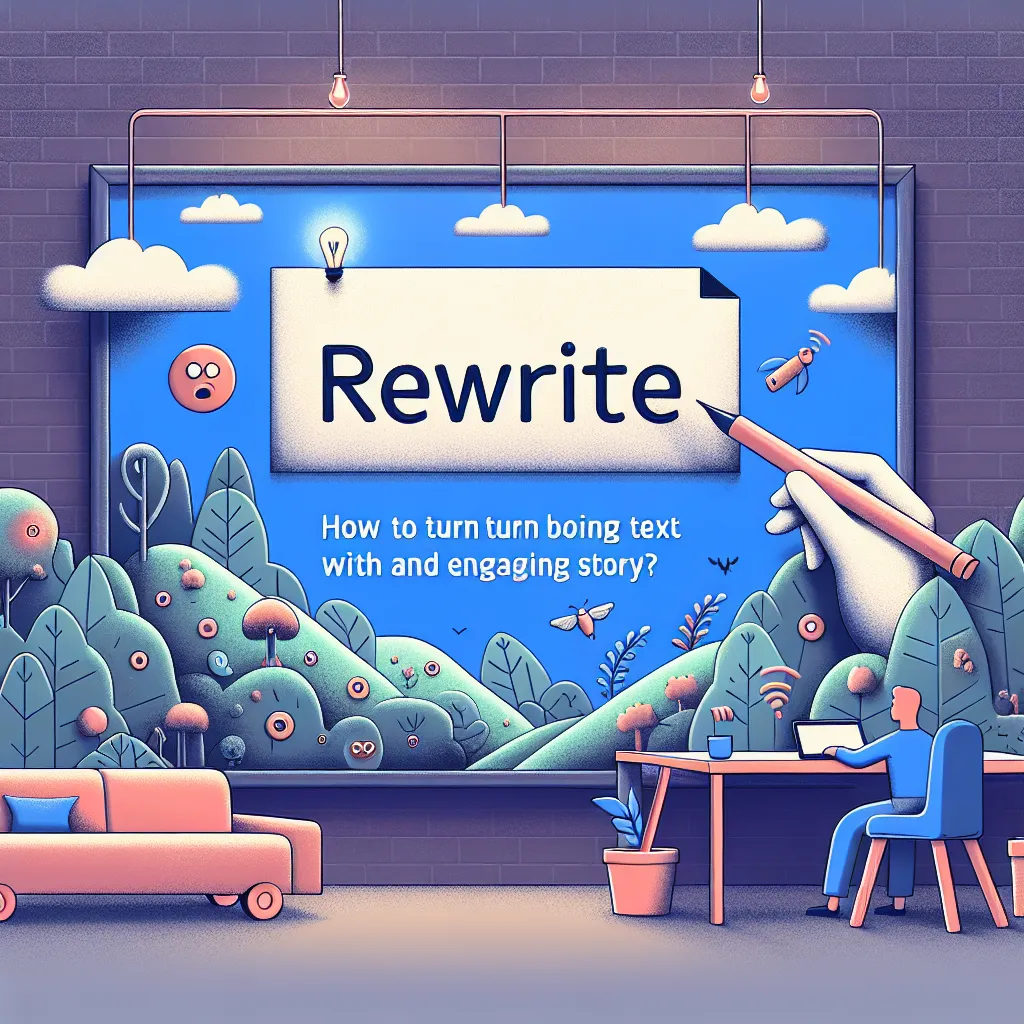 Креативный рерайт с ИИ: как превратить скучный текст в увлекательный рассказ